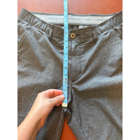Under Armour HeatGear Golf Shorts 34 Gray Loose Fit Match Play UA - Picture 4 of 8